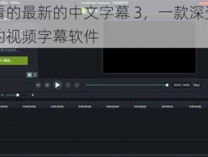 最好看的最新的中文字幕 3，一款深受用户喜爱的视频字幕软件