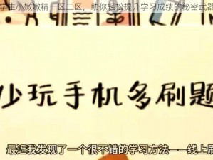 学生小嫩嫩精一区二区，助你轻松提升学习成绩的秘密武器