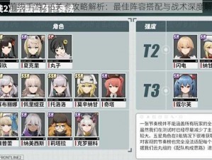 少女前线手游2-6关卡攻略解析：最佳阵容搭配与战术深度解析