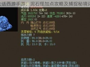 《大话西游手游：泥石怪加点攻略及捕捉秘境详解》