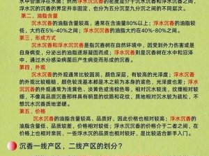 沉香一线产区和二线产区的区别、沉香一线产区和二线产区有哪些区别？