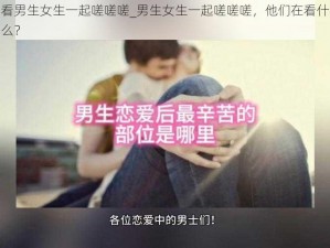 看男生女生一起嗟嗟嗟_男生女生一起嗟嗟嗟，他们在看什么？