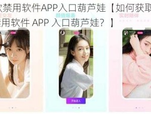 18款禁用软件APP入口葫芦娃【如何获取 18 款禁用软件 APP 入口葫芦娃？】