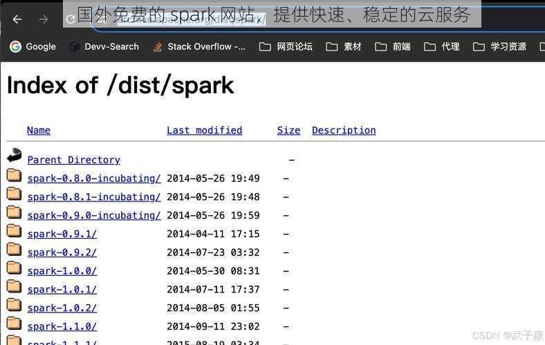 国外免费的 spark 网站，提供快速、稳定的云服务