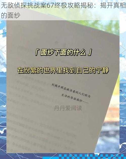 无敌侦探挑战案67终极攻略揭秘：揭开真相的面纱