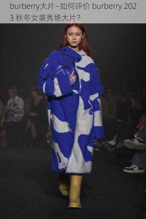 burberry大片—如何评价 burberry 2023 秋冬女装秀场大片？