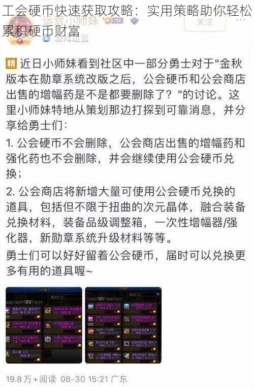 工会硬币快速获取攻略：实用策略助你轻松累积硬币财富