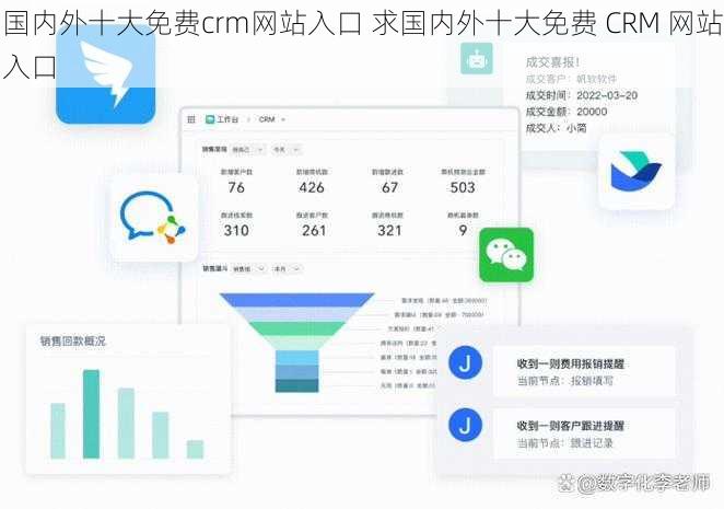 国内外十大免费crm网站入口 求国内外十大免费 CRM 网站入口