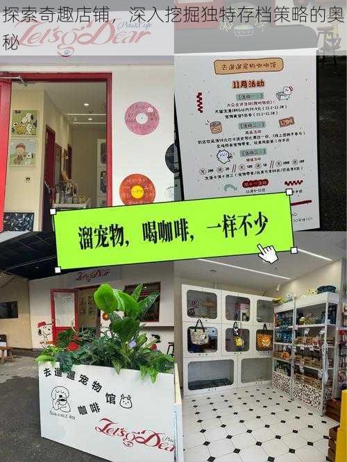 探索奇趣店铺，深入挖掘独特存档策略的奥秘