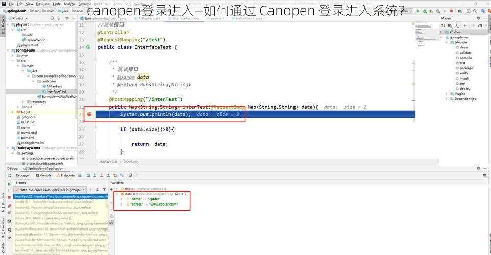 canopen登录进入—如何通过 Canopen 登录进入系统？