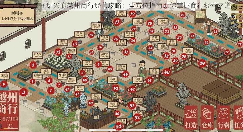 江南百景图绍兴府越州商行经营攻略：全方位指南助你掌握商行经营之道