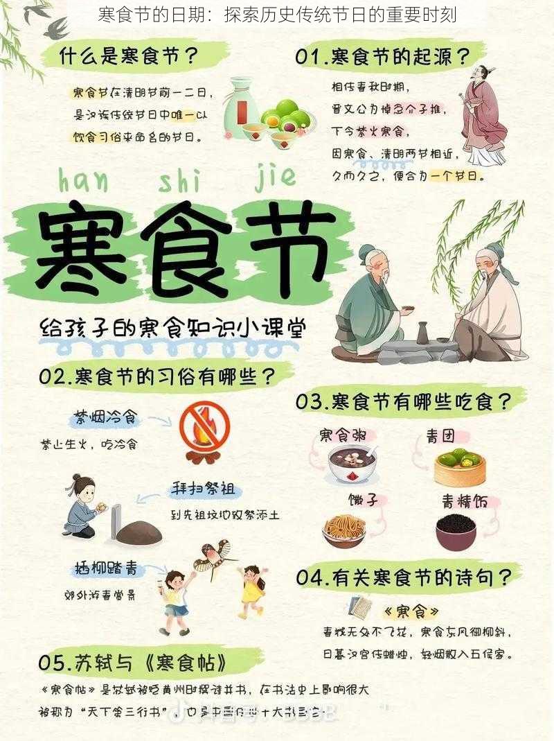 寒食节的日期：探索历史传统节日的重要时刻